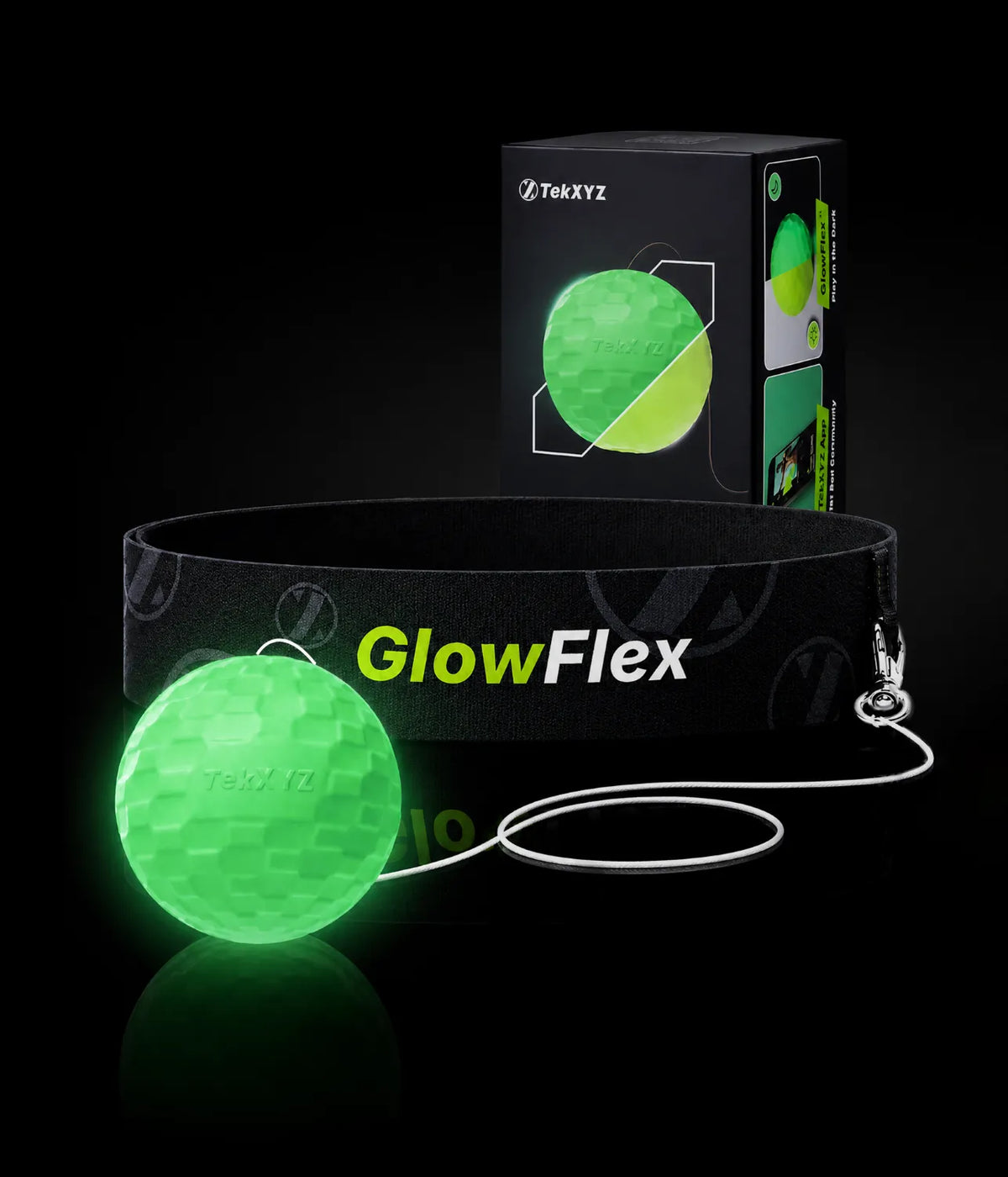 TekXYZ GlowFlex® ボクシング リフレックスボール