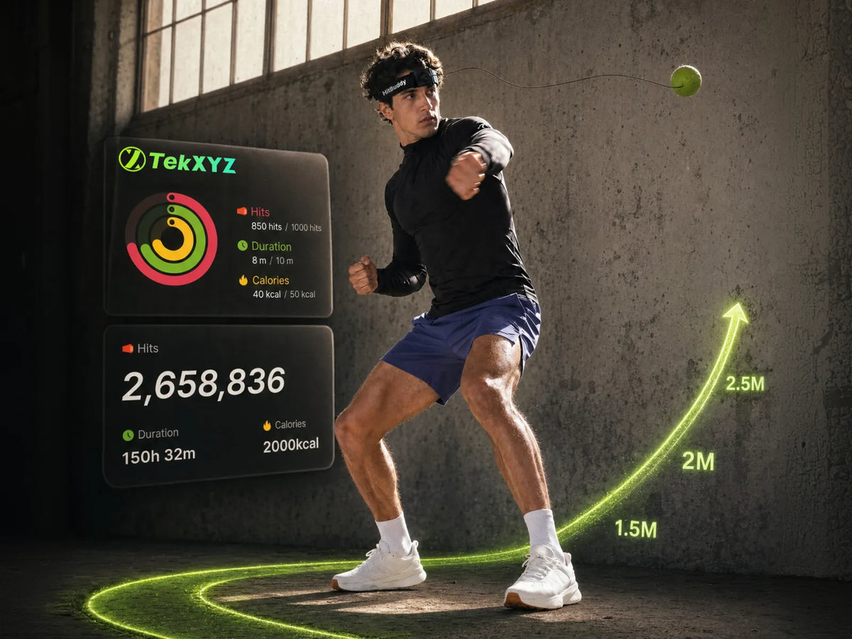 How TekXYZ App Estimates Calories During Reflex Ball Training