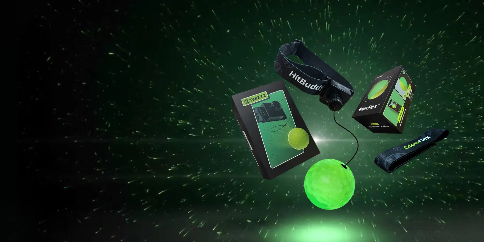 TekXYZ Glow Boxing Reflex Ball